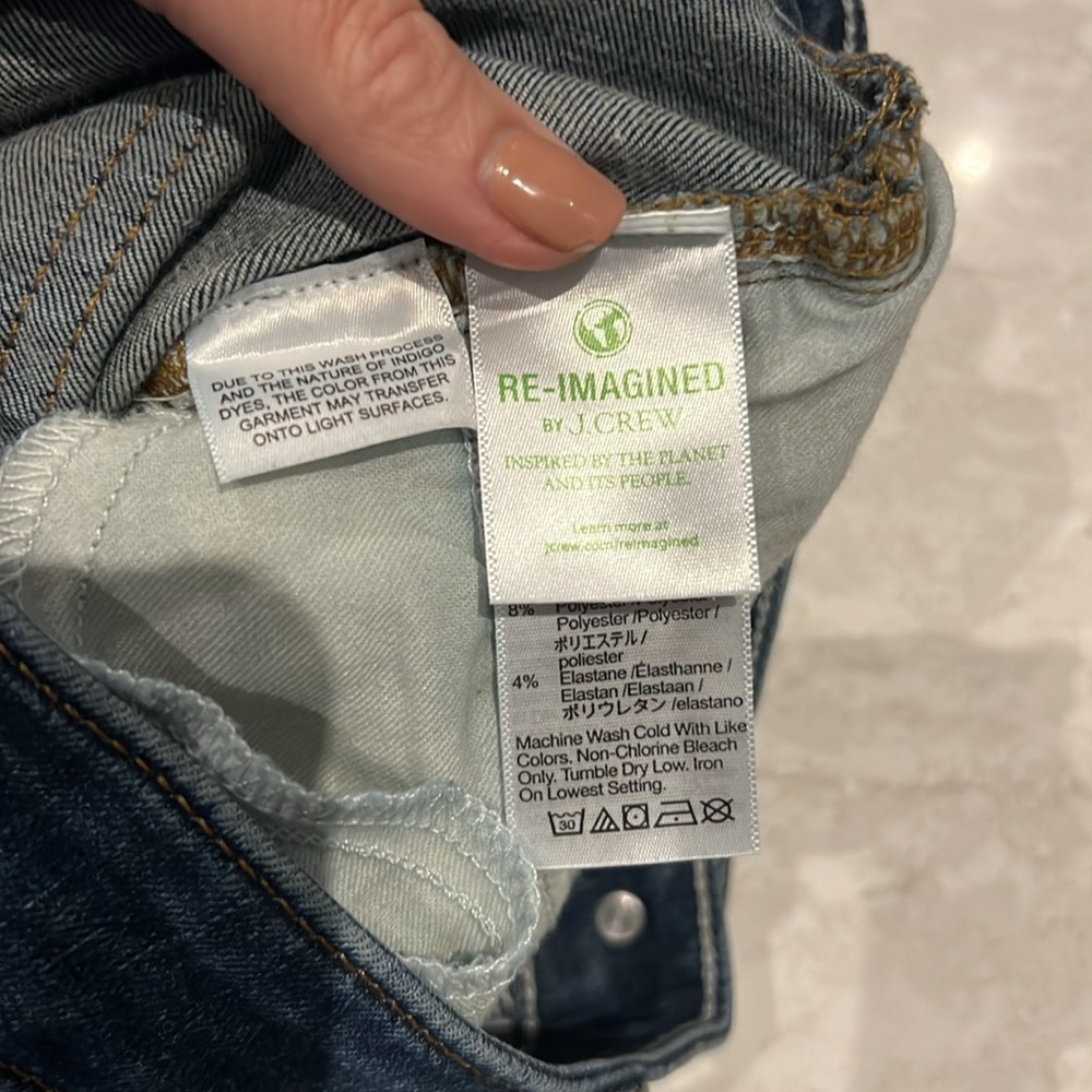 J Crew Toothpick High Rise Jeans - Picture 5 of 7